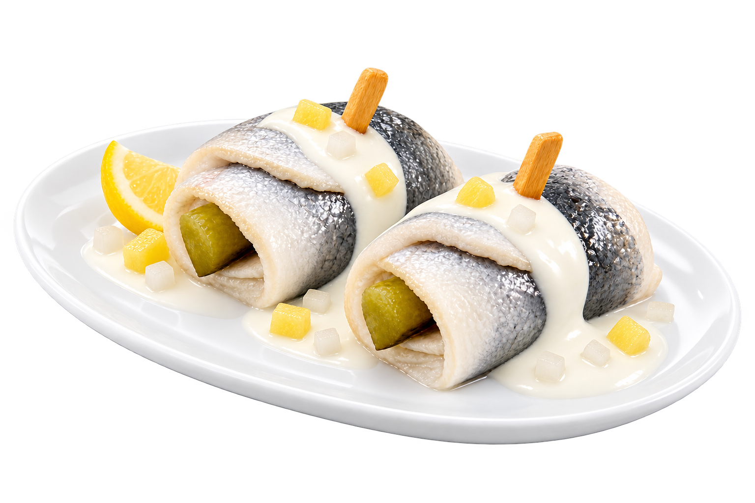 Rollmops Helgoländer Art in Sahnesauce – 400 g